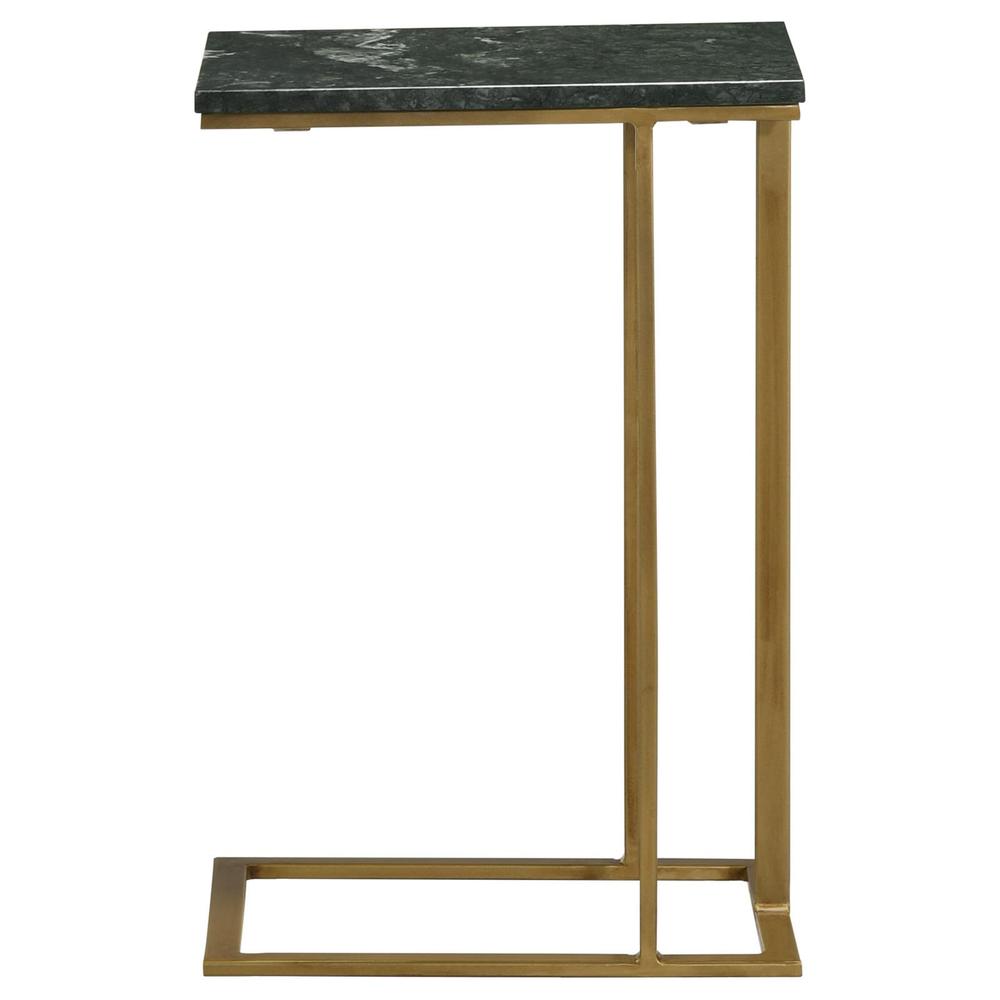 Vicente Accent Table with Marble Top Grey. Picture 7