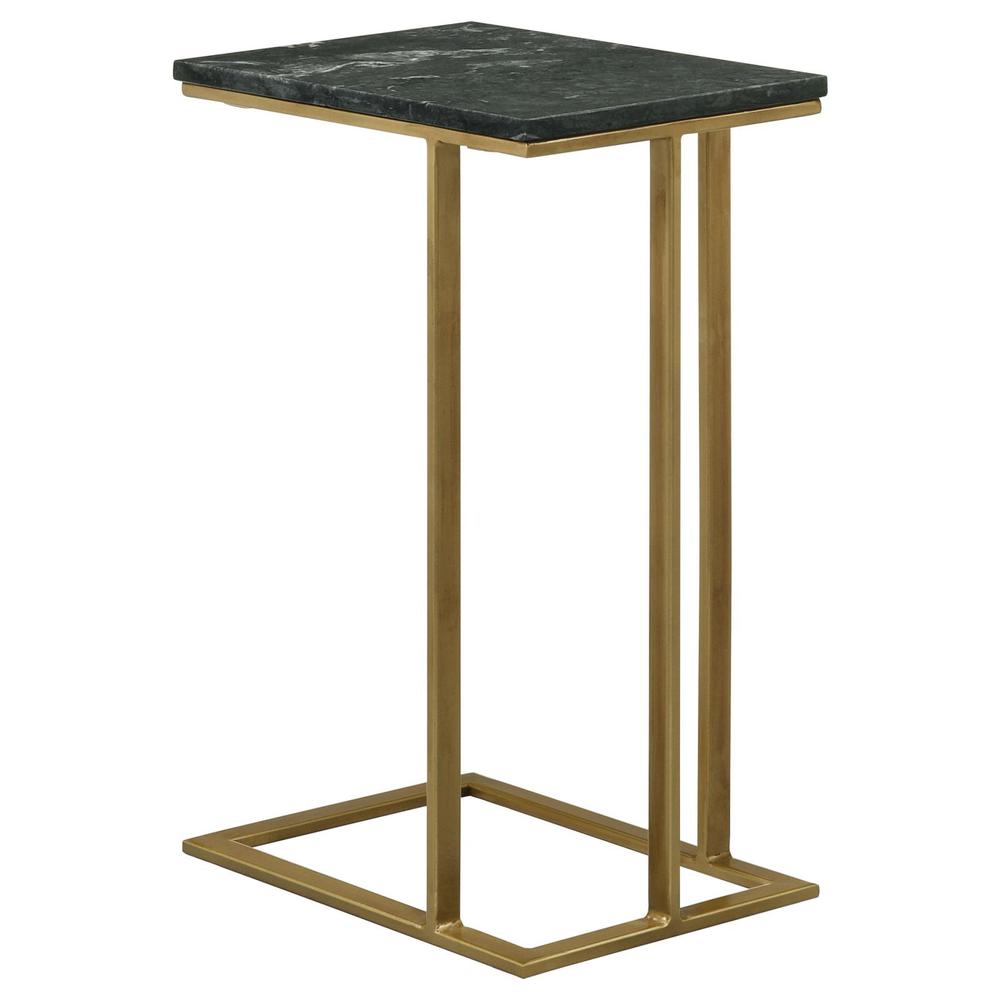 Vicente Accent Table with Marble Top Grey. Picture 8