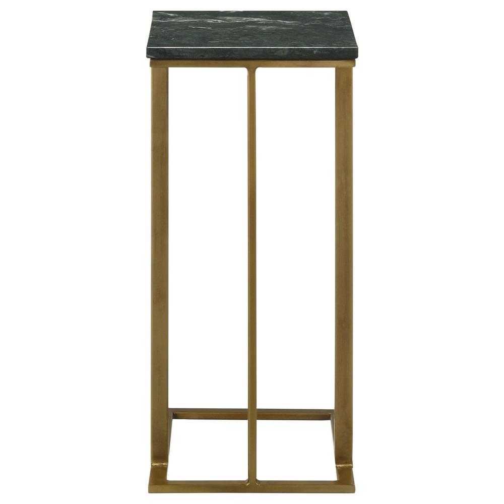 Vicente Accent Table with Marble Top Grey. Picture 9