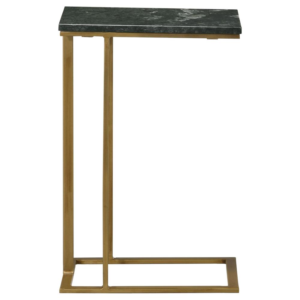 Vicente Accent Table with Marble Top Grey. Picture 12