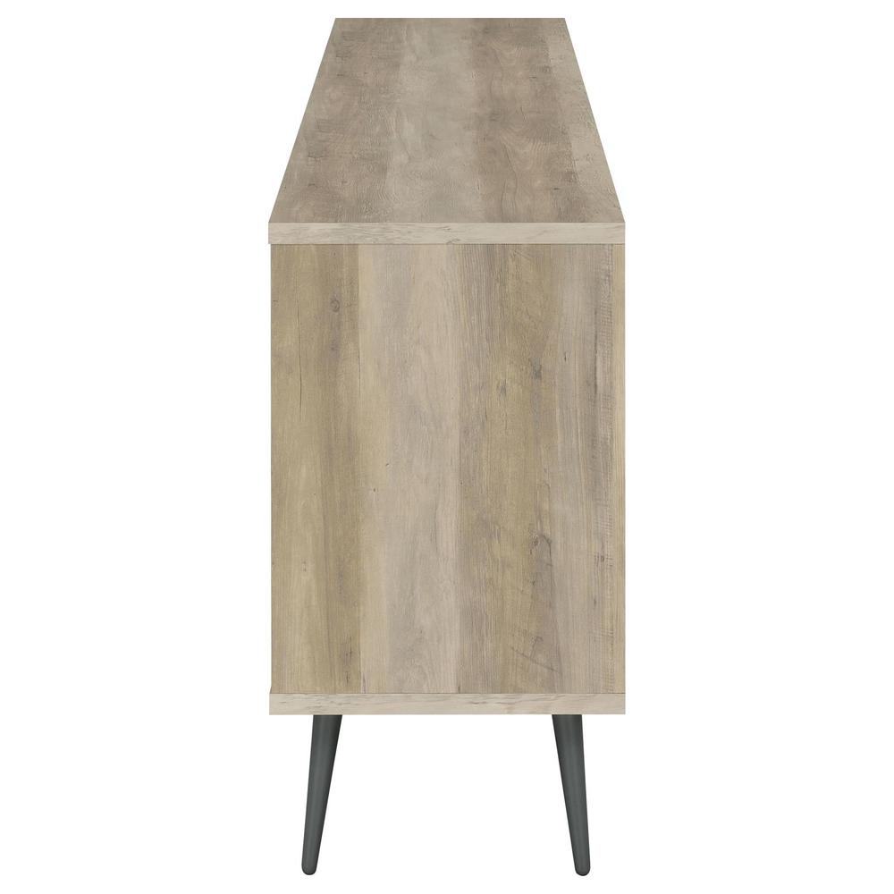 Maeve 2-door Engineered Wood Accent Cabinet Grey and Antique Pine. Picture 5