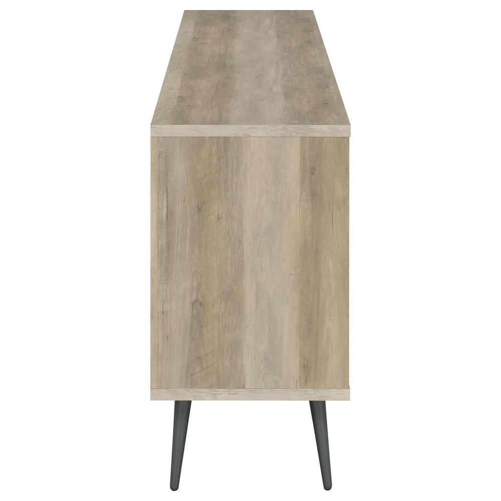 Maeve 2-door Engineered Wood Accent Cabinet Grey and Antique Pine. Picture 9