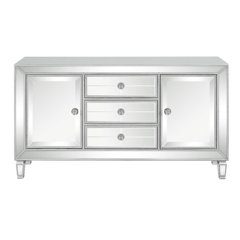 Leticia 3-drawer Accent Cabinet Silver. Picture 3