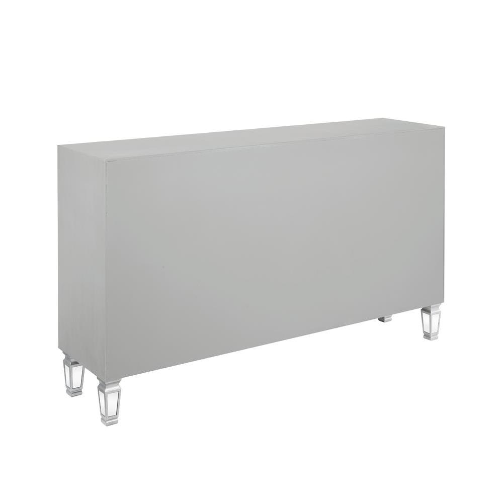 Leticia 3-drawer Accent Cabinet Silver. Picture 8