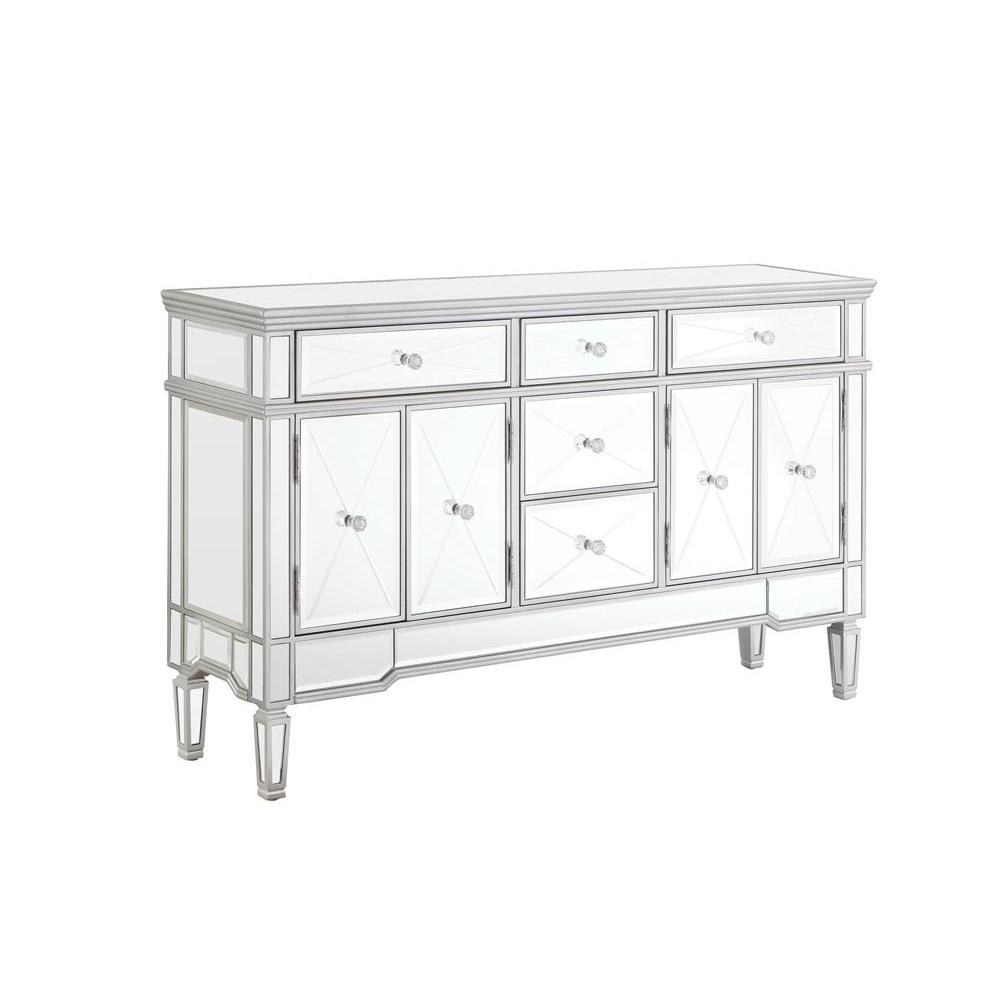 Duchess 5-drawer Accent Cabinet Silver. Picture 1