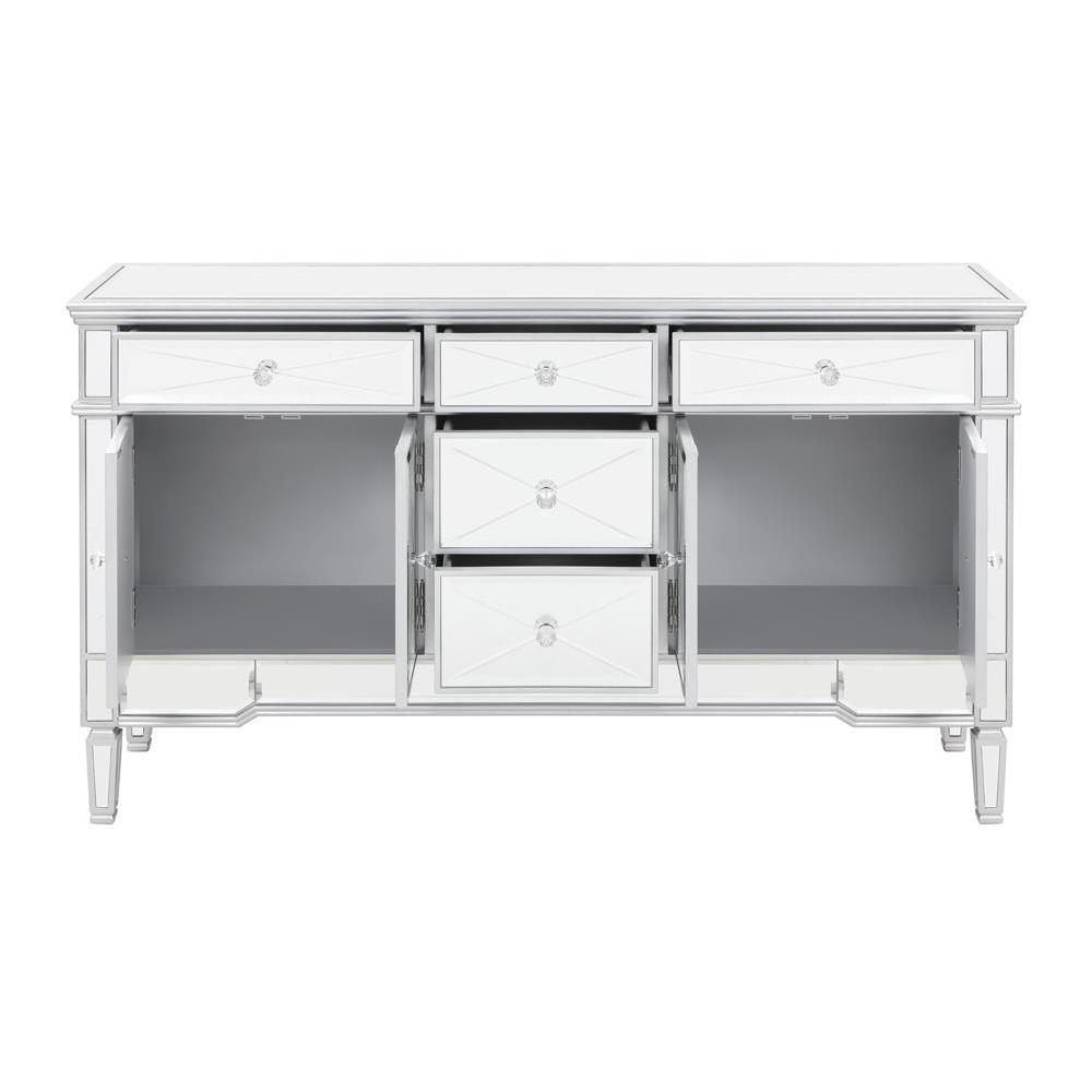 Duchess 5-drawer Accent Cabinet Silver. Picture 2