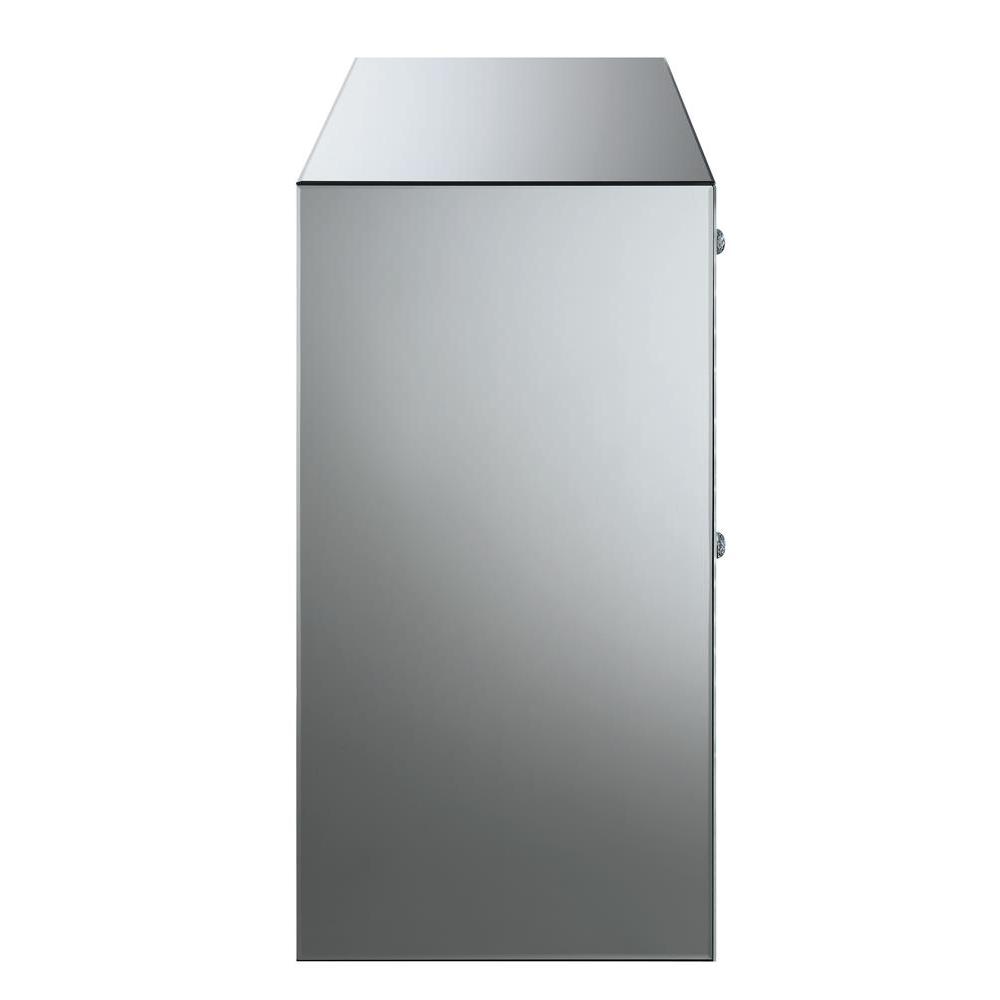 Maya 3-drawer Accent Cabinet Silver. Picture 7
