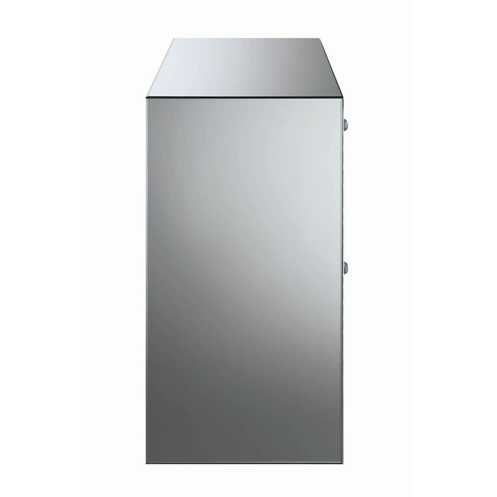 Maya 3-drawer Accent Cabinet Silver. Picture 9