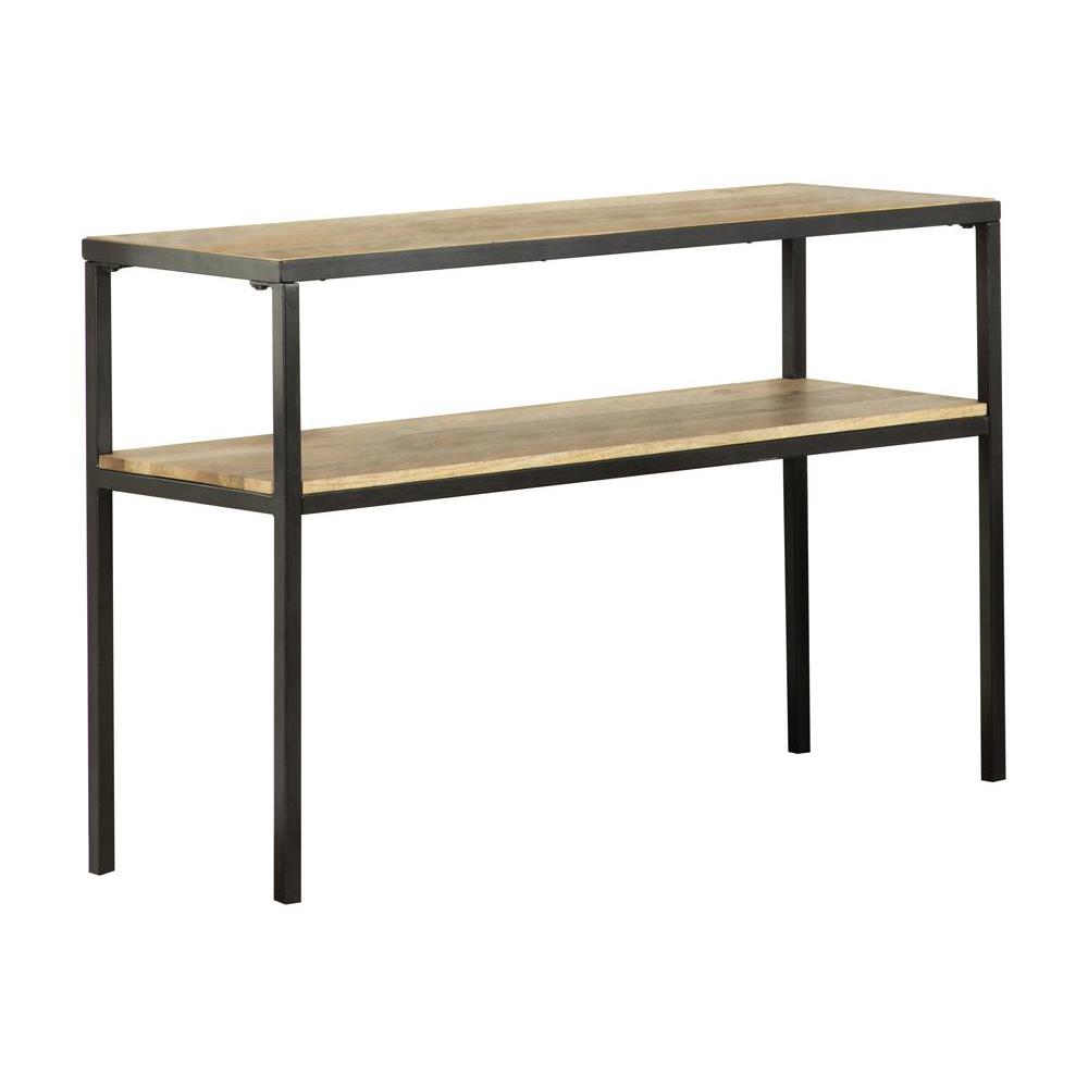 Quince Console Table with Open Shelf Natural. Picture 8