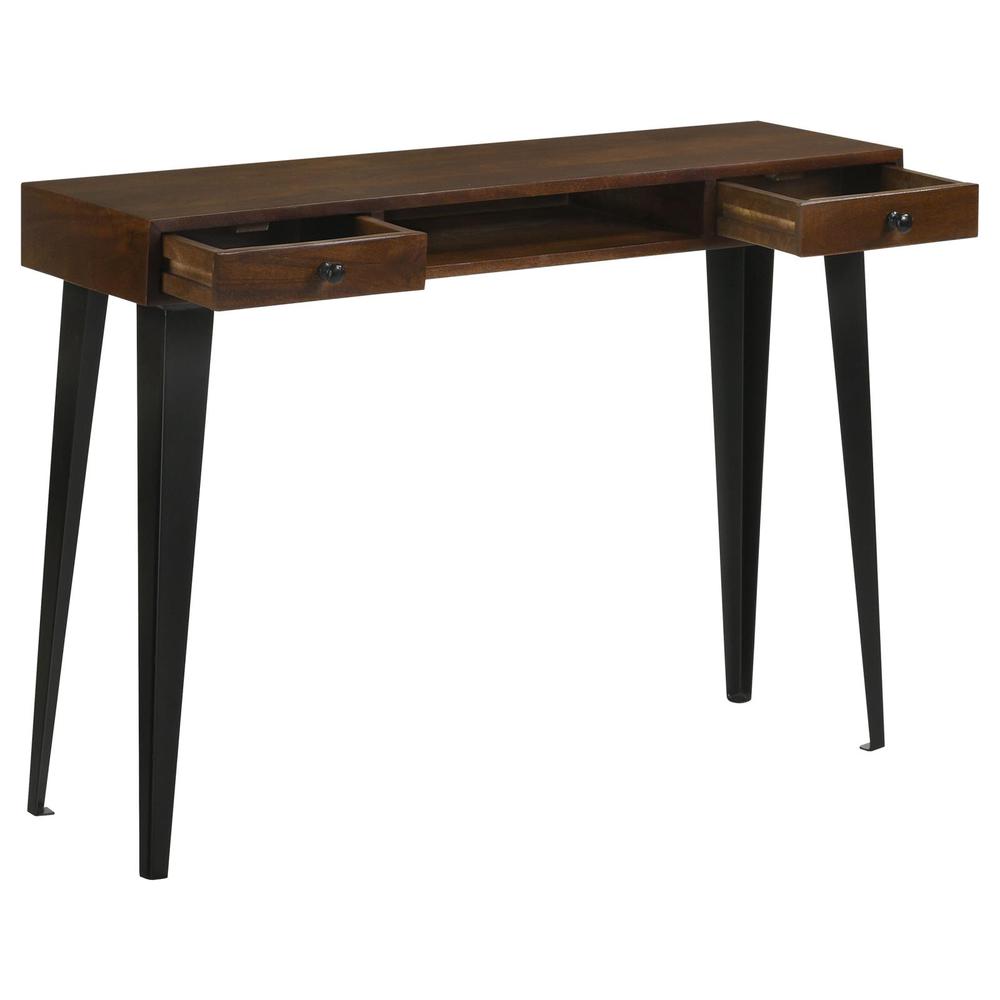 Radcliffe 2-drawer Console Table Dark Brown. Picture 4