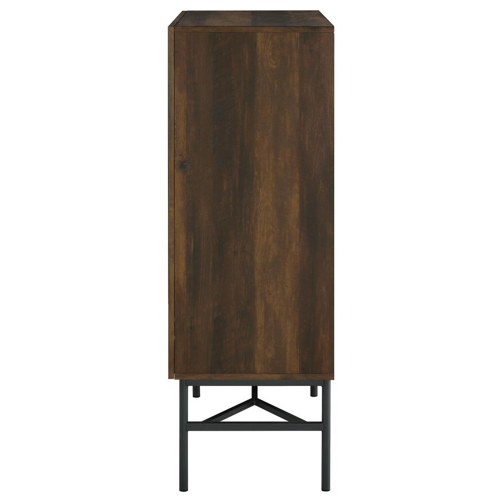 Bonilla 2-door Accent Cabinet with Glass Shelves. Picture 6