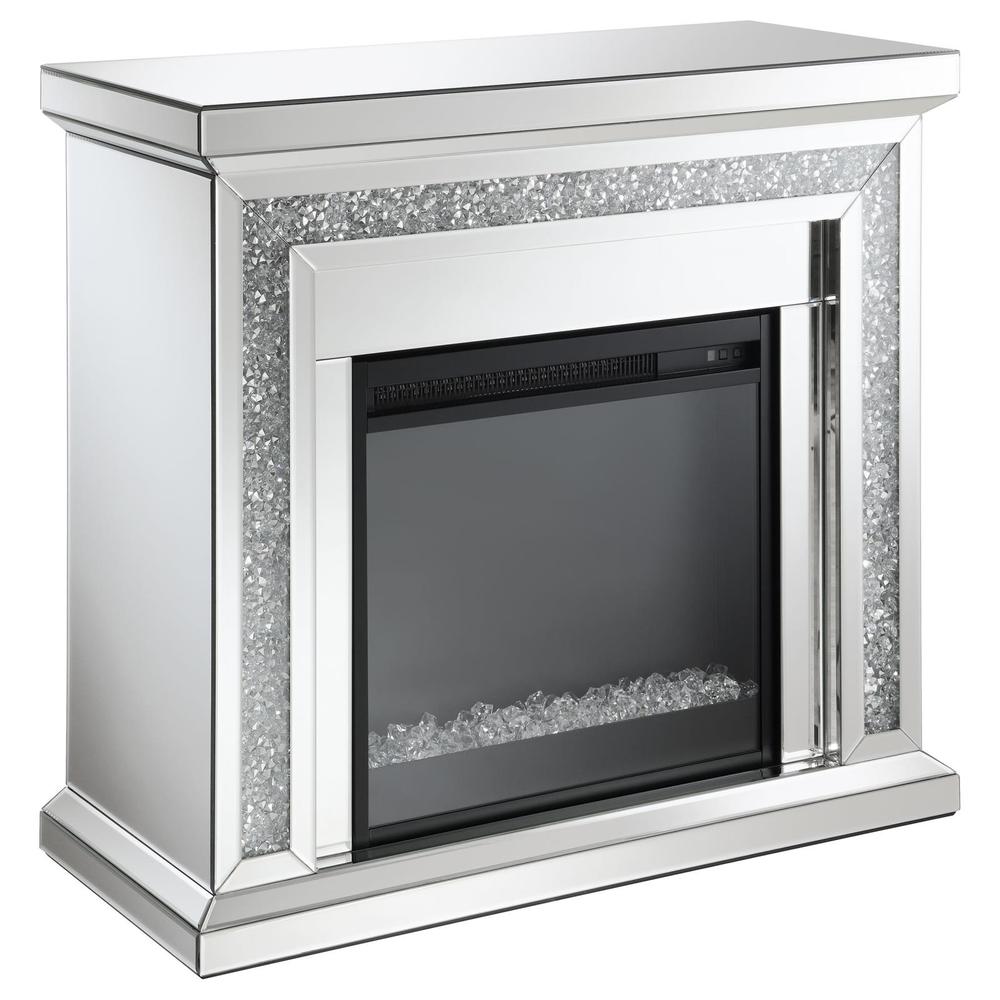 Lorelai Rectangular Freestanding Fireplace Mirror. Picture 2