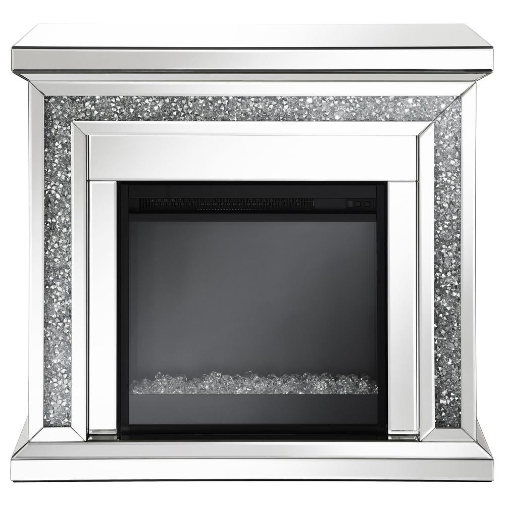 Lorelai Rectangular Freestanding Fireplace Mirror. Picture 4