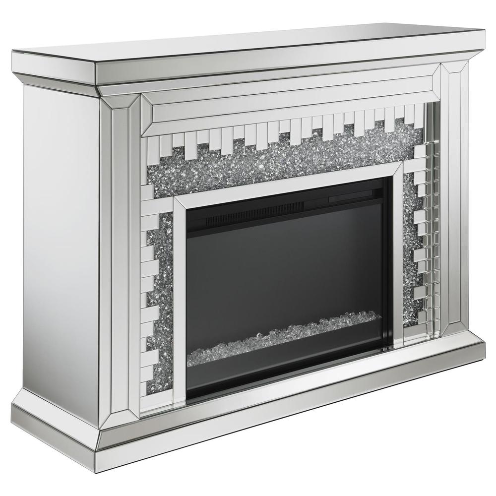 Gilmore Rectangular Freestanding Fireplace Mirror. Picture 2