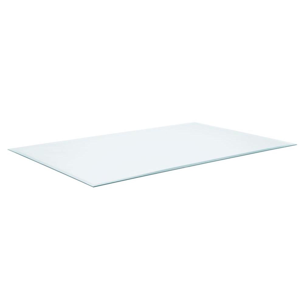 72x42" 8mm Rectangular Glass Table Top Clear. Picture 2