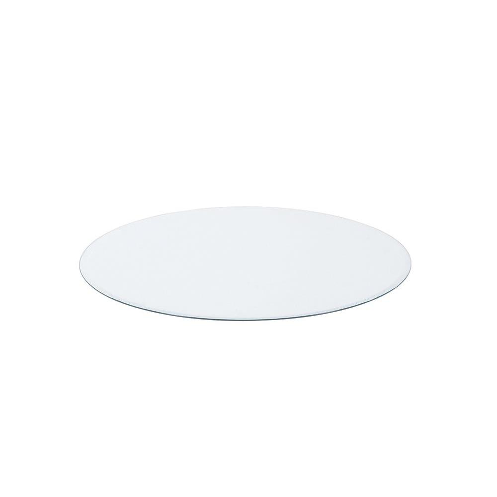 60" 12mm Round Glass Table Top Clear. Picture 1
