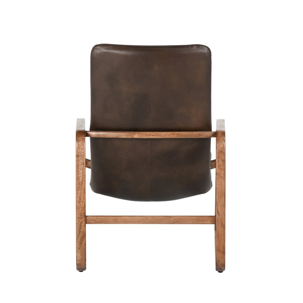 Scout Accent Chair Brown by Kosas Home. Picture 4