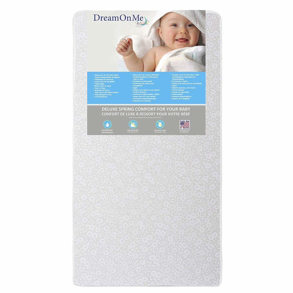 Dream On Me Little Baby 6 Inch Full Size Firm Foam Crib and Toddler Bed Mattress. Picture 2