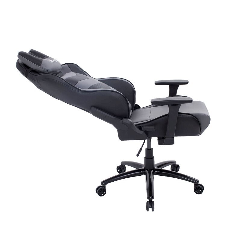 Techni Sport TS-61 Ergonomic High Back Racer Style Video Gaming Chair, Grey/Black. Picture 2