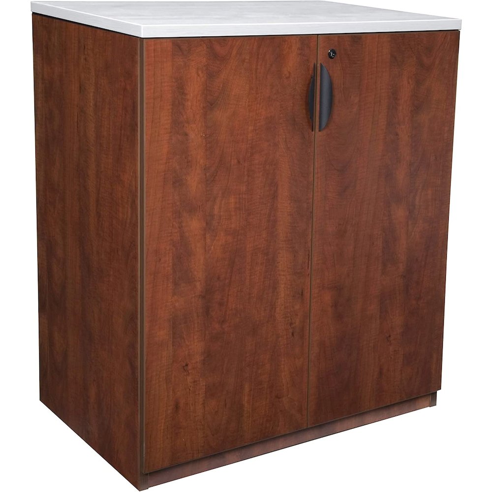 Legacy Stand Up Storage Cabinet (w/o Top)- Cherry. Picture 1