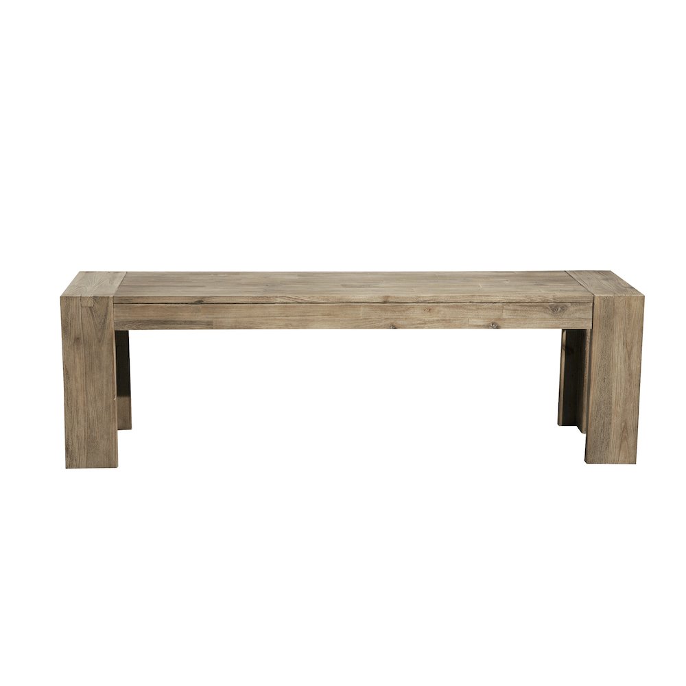 Seashore Dining Bench, Antique Natural. Picture 4