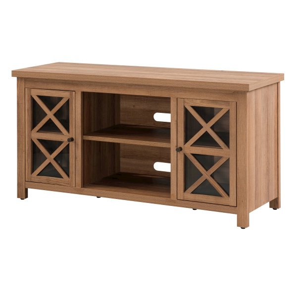 Colton Rectangular TV Stand for TV's up to 55" in Golden Oak. Picture 2