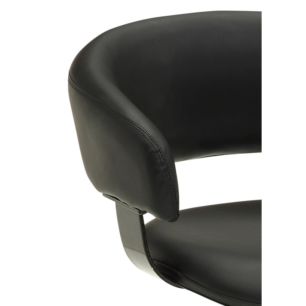 Black Gas Lift Desk Chair. Picture 2