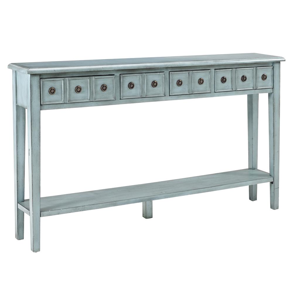Sadie Teal Long Console. Picture 4