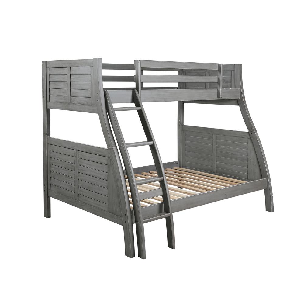 Easton Gray Bunk Bed-ships in 4 cartons. Picture 6