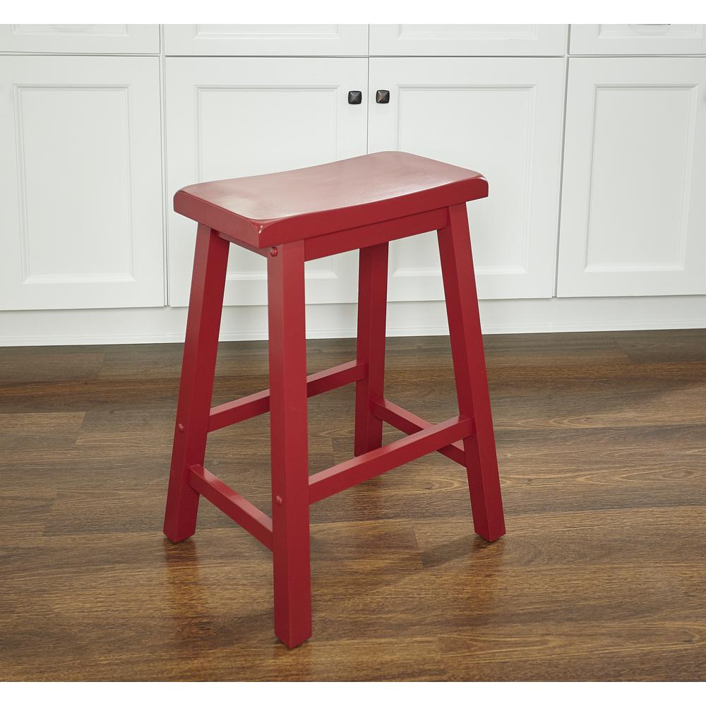 Color Story Crimson Red Counter Stool. Picture 8