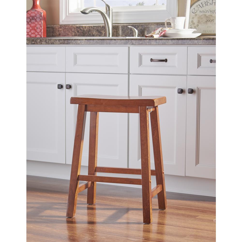 "Honey Brown" Counter Stool, 24" Seat Height - overpacked. Picture 7