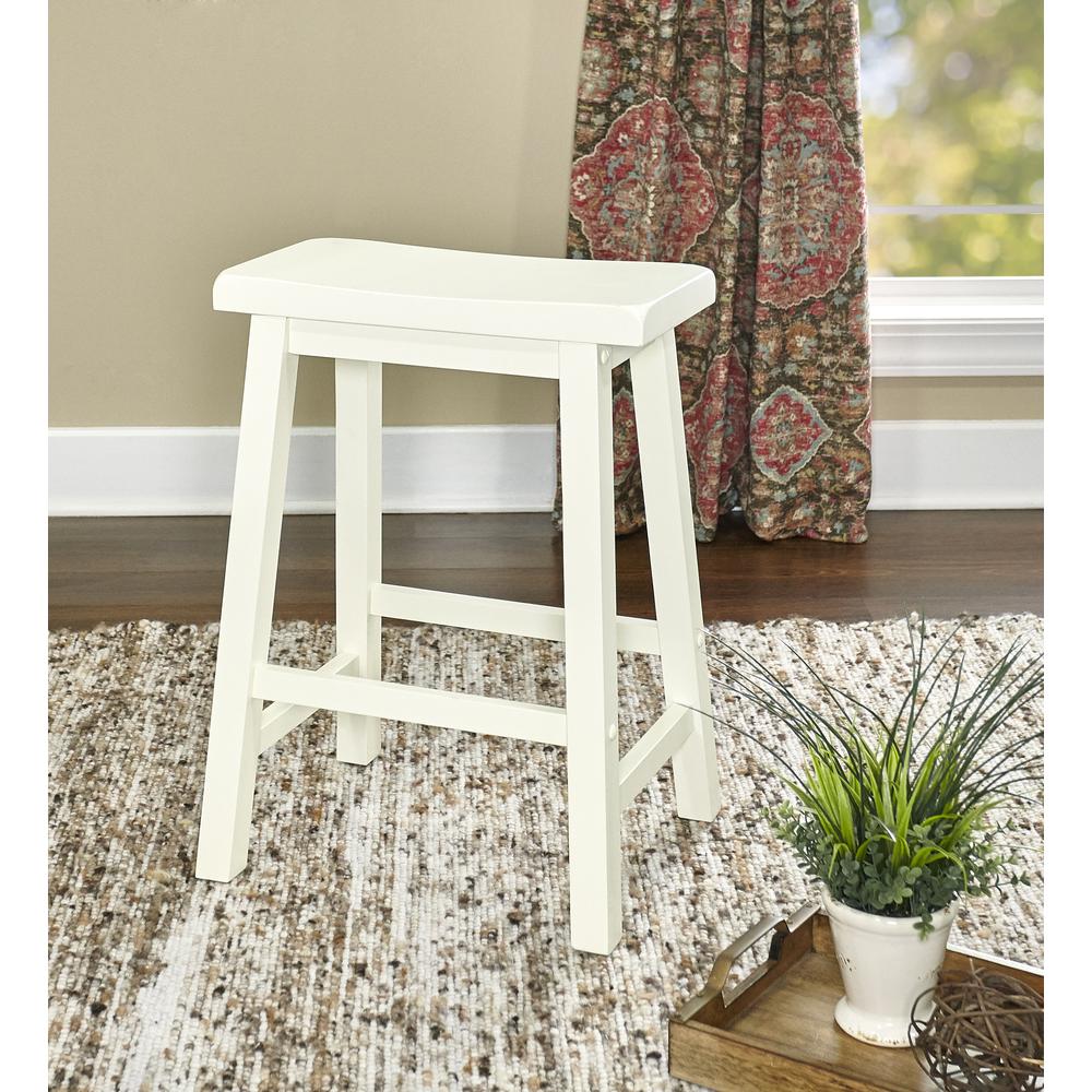 Color Story White Counter Stool. Picture 2