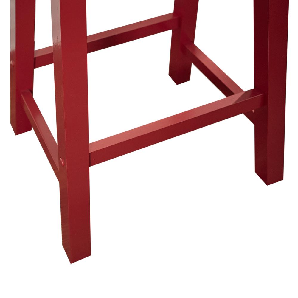 Color Story Crimson Red Counter Stool. Picture 1