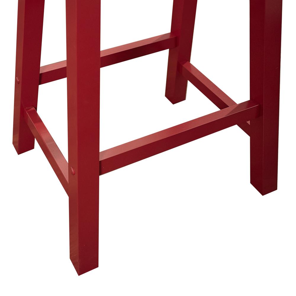 Color Story Crimson Red Counter Stool. Picture 2