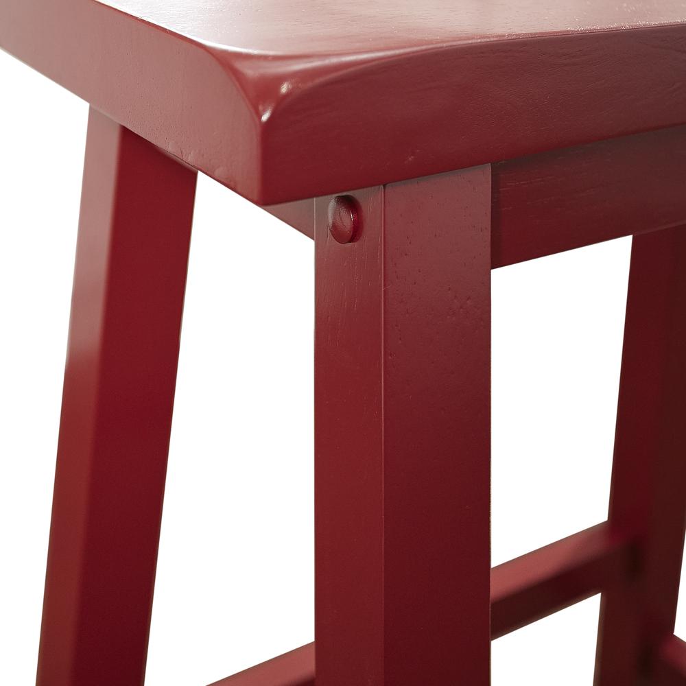Color Story Crimson Red Counter Stool. Picture 3
