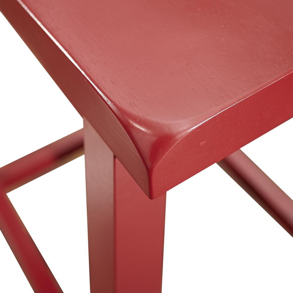 Color Story Crimson Red Counter Stool. Picture 5