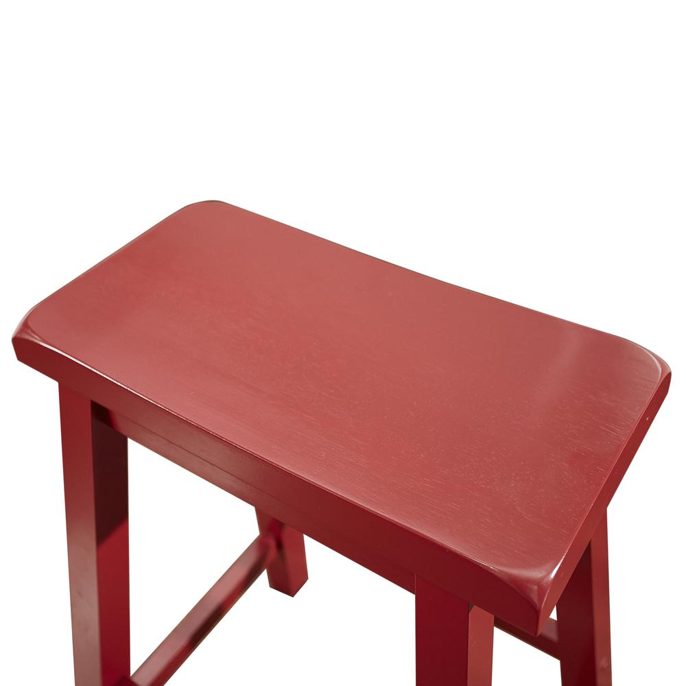 Color Story Crimson Red Counter Stool. Picture 6