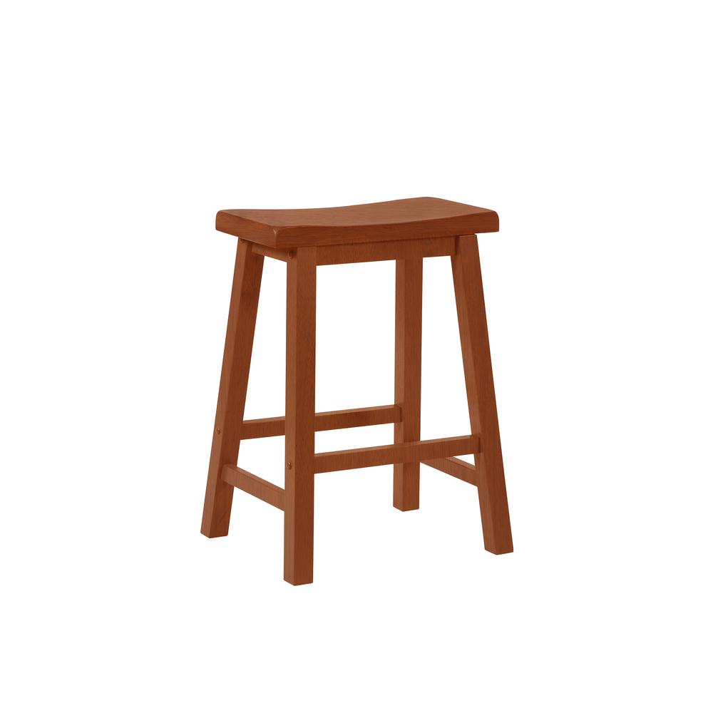 "Honey Brown" Counter Stool, 24" Seat Height - overpacked. Picture 1