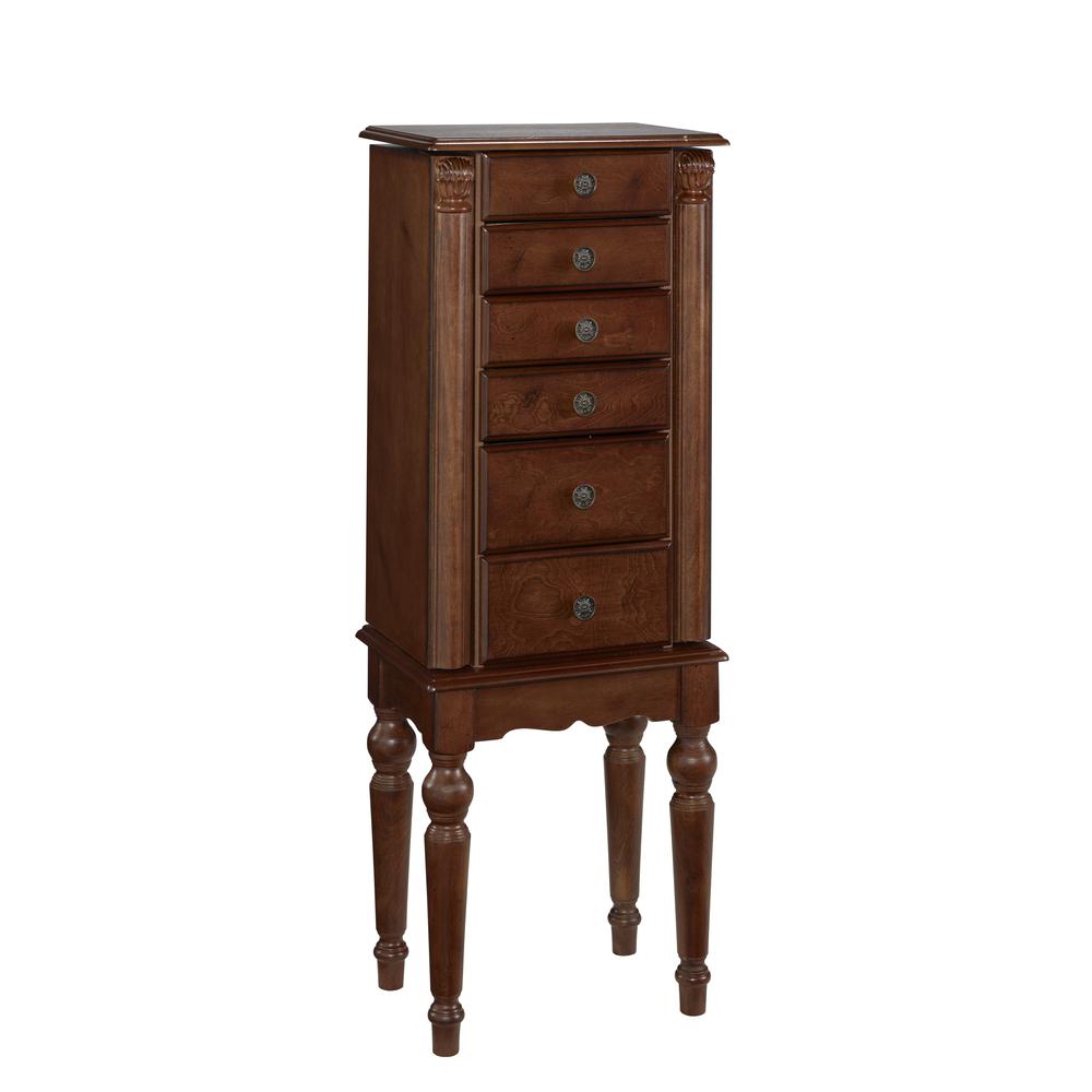Deep Cherry Jewelry Armoire. Picture 7