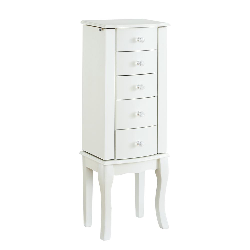 White Jewelry Armoire. The main picture.