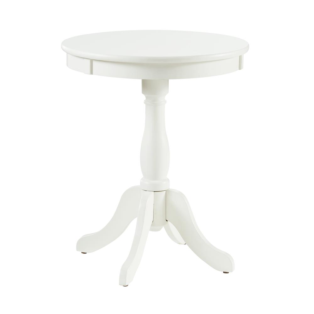 Round White Table. Picture 1