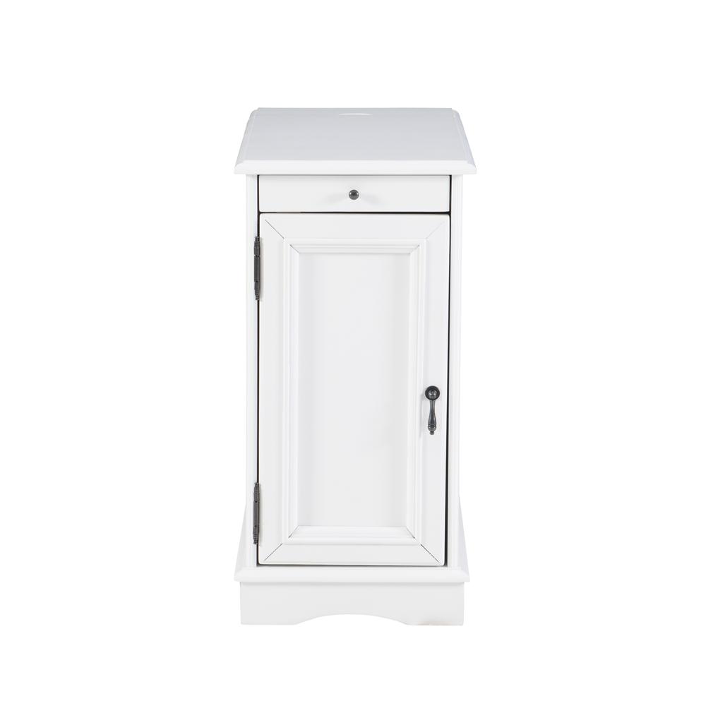 Butler White Accent Table. Picture 1