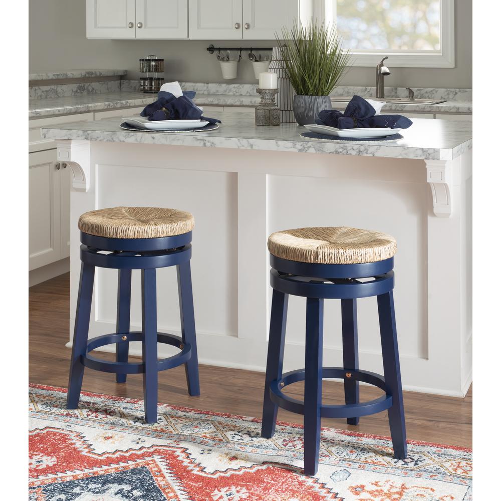 Morgan Counter Stool Navy Blue. Picture 4