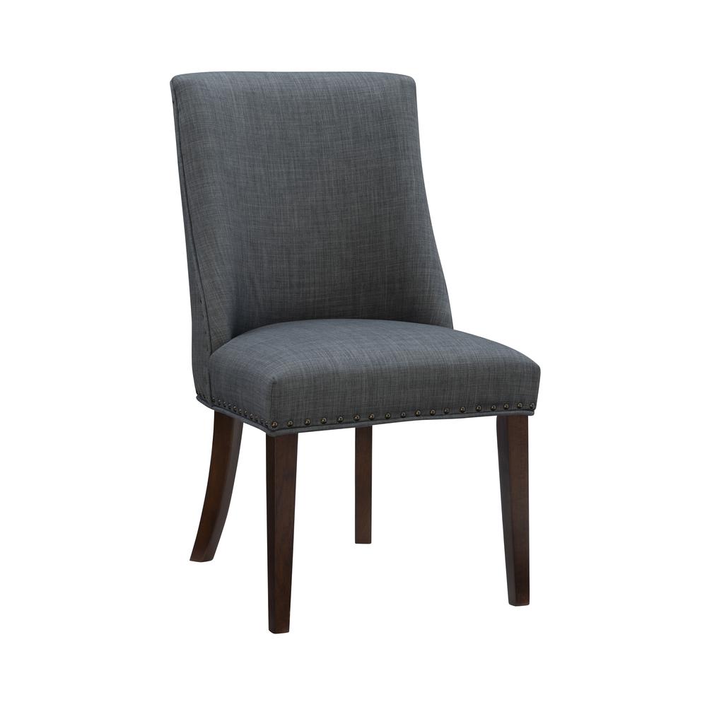 Adler Dining Chair Espresso Grey Set of Two. The main picture.