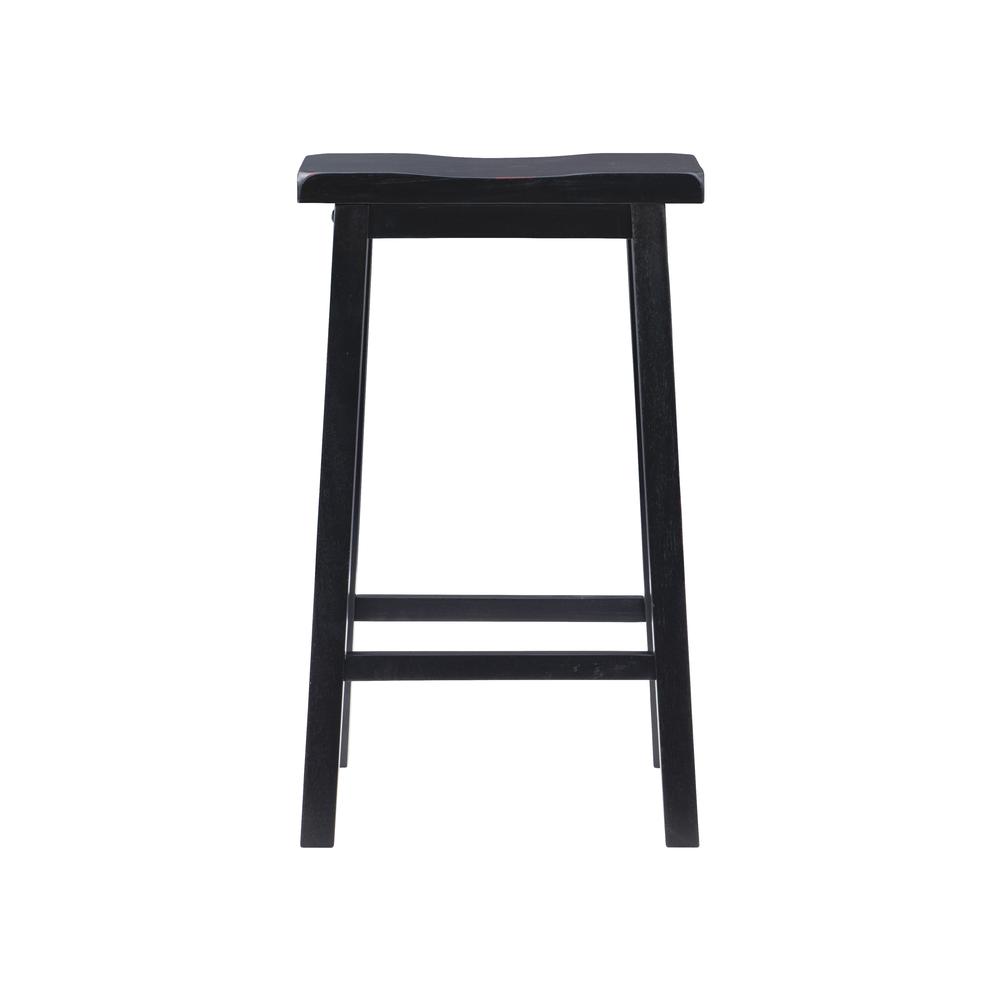 Antique Black with Sand Through Terra Cotta Bar Stool. Picture 1
