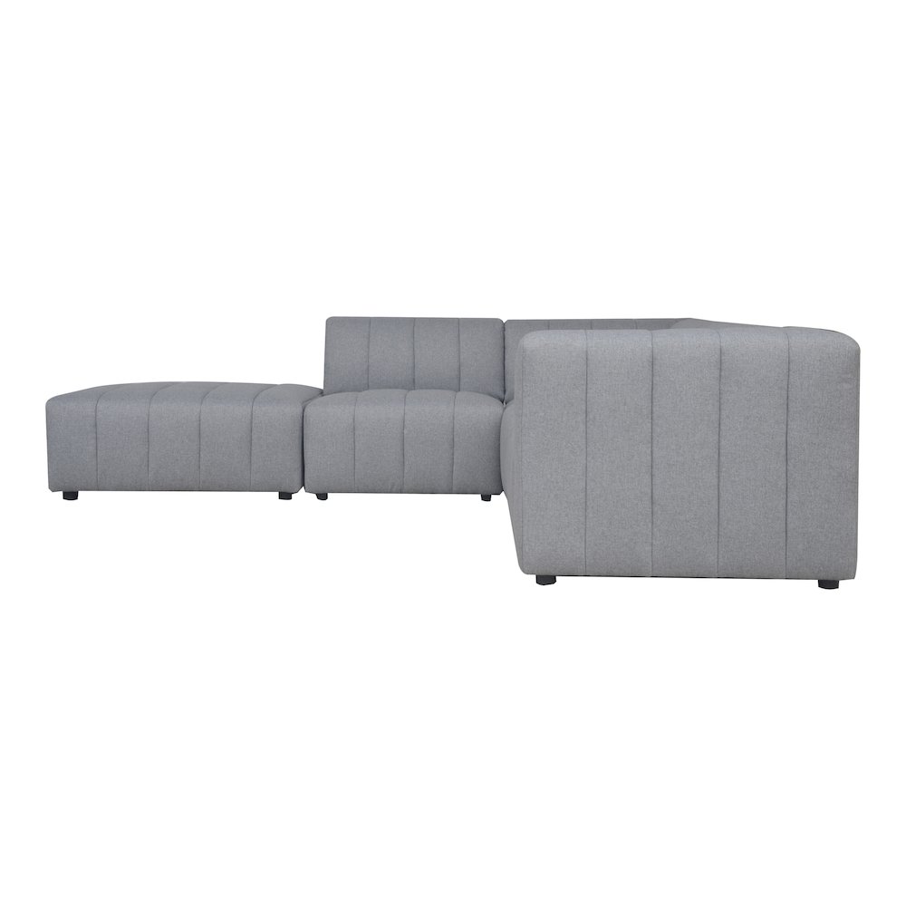 Lyric Dream Modular Sectional Left Grey. Picture 7