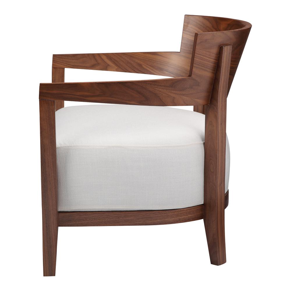 Contemporary Volta Cream White Arm Chair, Belen Kox. Picture 1
