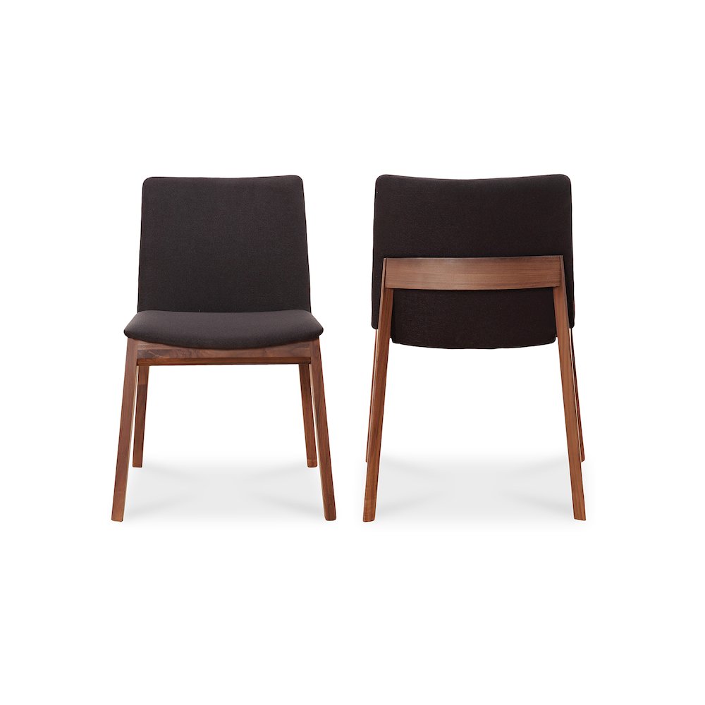 Deco Dining Chair Black- Set Of Two. Picture 2