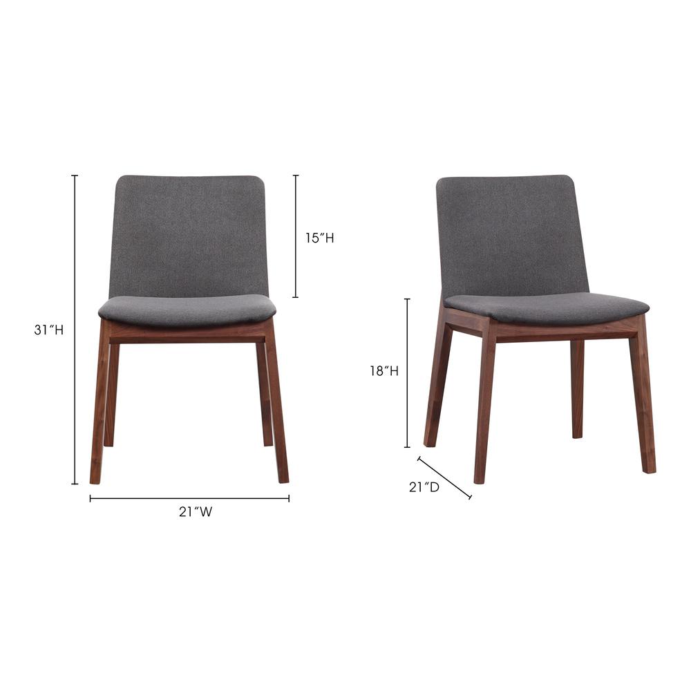 Deco Walnut Dining Chairs (Set of 2), Belen Kox. Picture 6