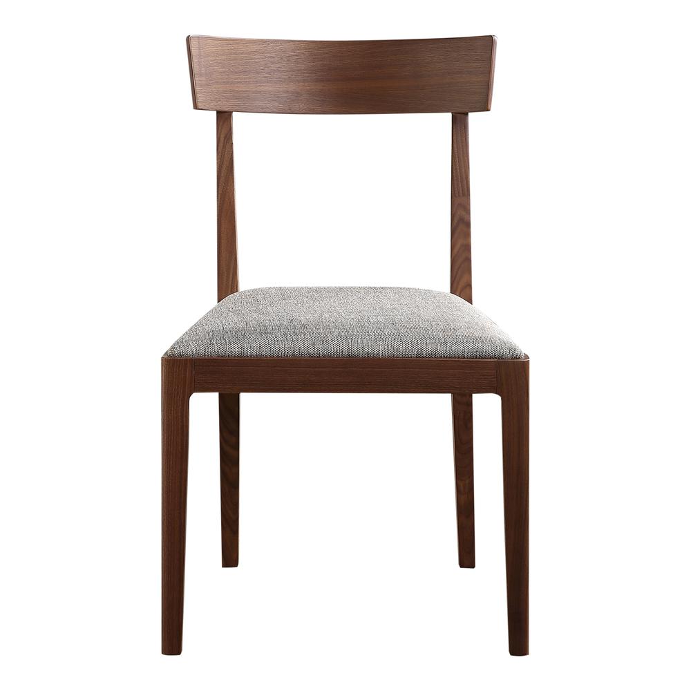 Leone Dining Chair Walnut-Set Of Two. Picture 4